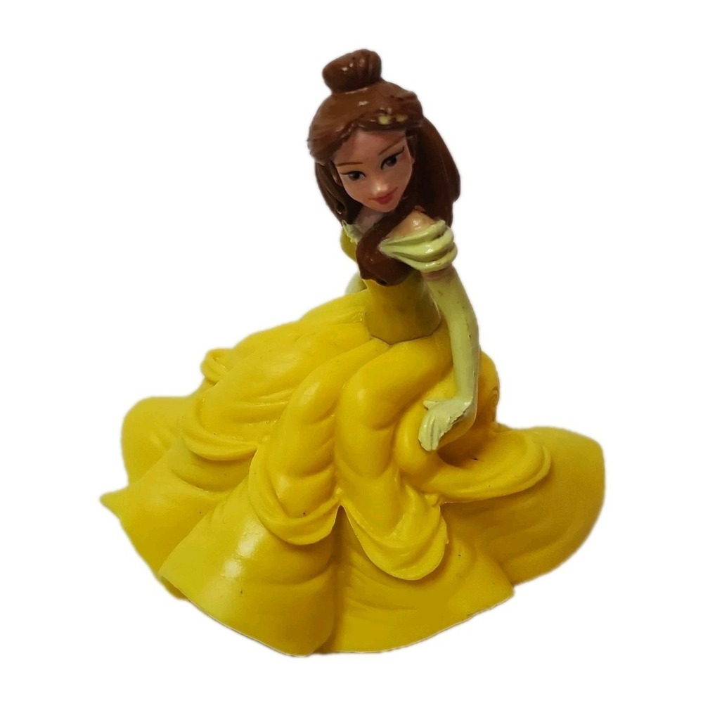 Disney Beauty and the Beast 3" Belle On Bench Princess PVC Cake Topper Figure